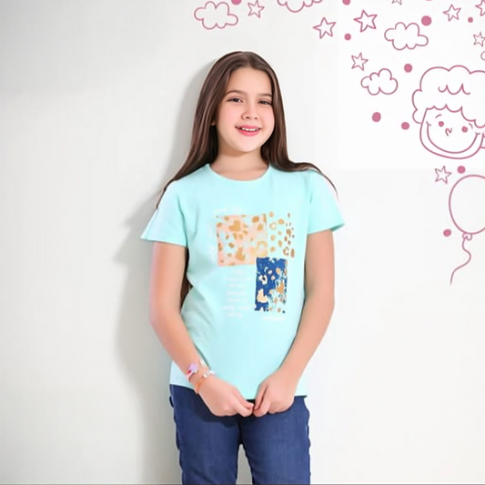 Girls' Summer Printed Top