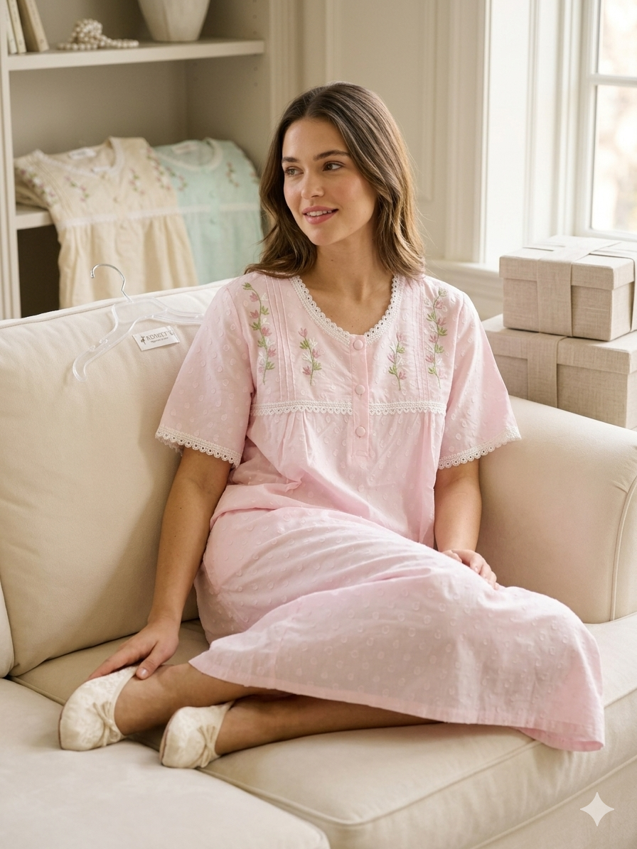 Sherry Blossom . (Cotton Voile)